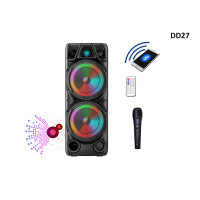 Преносима караоке Bluetooth тонколона с два мощни буфера - DD27